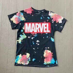 Marvel Tie Dye Batik All Cotton Knit Tshirt Tee Shirt S
